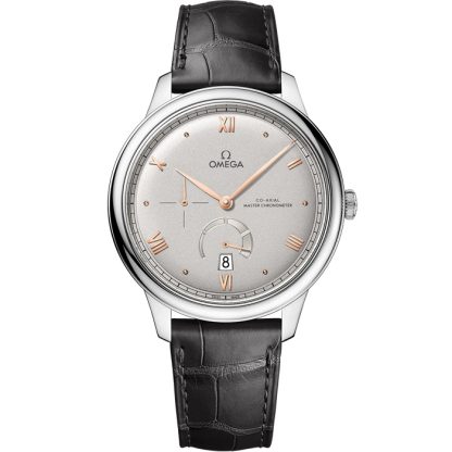 Omega De Ville Prestige 41 mm, steel on leather strap 434.13.41.21.06.001