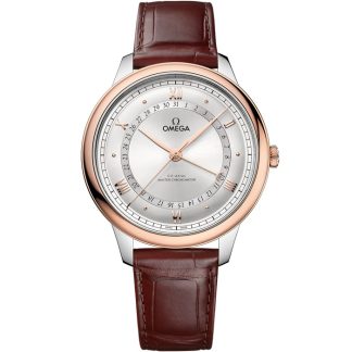 Omega De Ville Prestige 42 mm, steel - Sedna™ gold on alligator 434.23.42.22.02.001