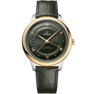 Omega De Ville Prestige 42 mm, steel - yellow gold on alligator 434.23.42.22.10.001