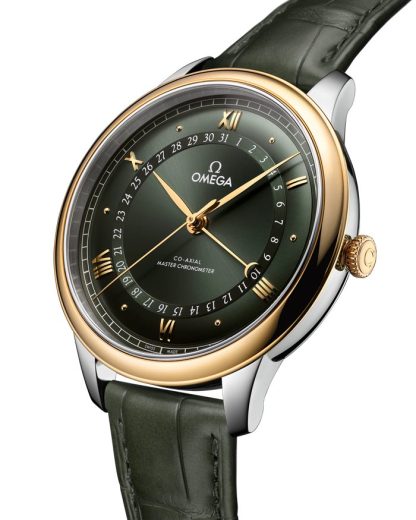 Omega De Ville Prestige 42 mm, steel - yellow gold on alligator 434.23.42.22.10.001 - Image 3