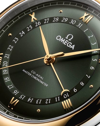Omega De Ville Prestige 42 mm, steel - yellow gold on alligator 434.23.42.22.10.001 - Image 4