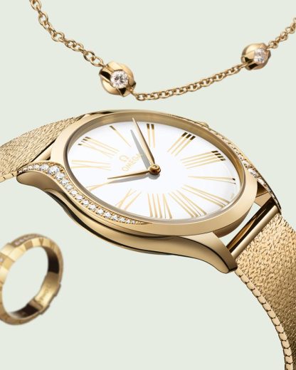 Omega De Ville Trésor 36 mm, Moonshine™ gold on Moonshine™ gold 428.55.36.60.04.001 - Image 3