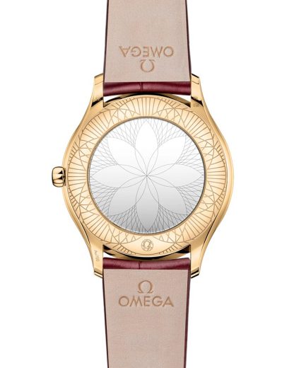 Omega De Ville Trésor 36 mm, Moonshine™ gold on leather strap 428.58.36.60.11.001 - Image 2