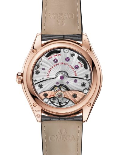 Omega De Ville Trésor 40 mm, Sedna™ gold on leather strap 435.53.40.21.06.001 - Image 2