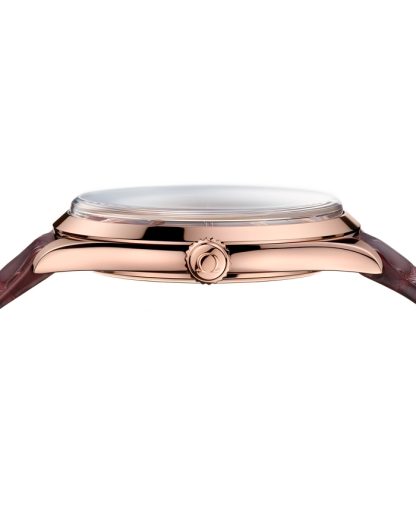 Omega De Ville Trésor 40 mm, Sedna™ gold on leather strap 435.53.40.21.11.002 - Image 5