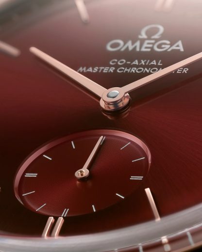 Omega De Ville Trésor 40 mm, Sedna™ gold on leather strap 435.53.40.21.11.002 - Image 4