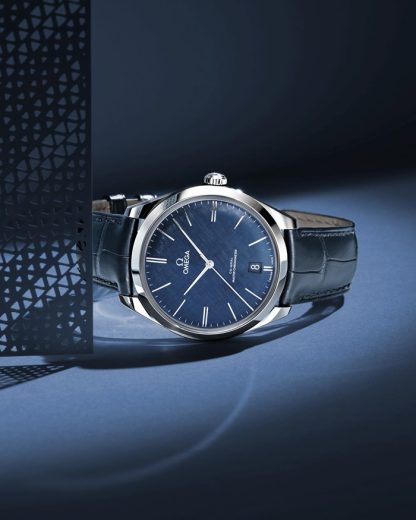 Omega De Ville Trésor 40 mm, steel on leather strap 435.13.40.21.03.001 - Image 5