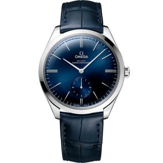 Omega De Ville Trésor 40 mm, steel on leather strap 435.13.40.21.03.002