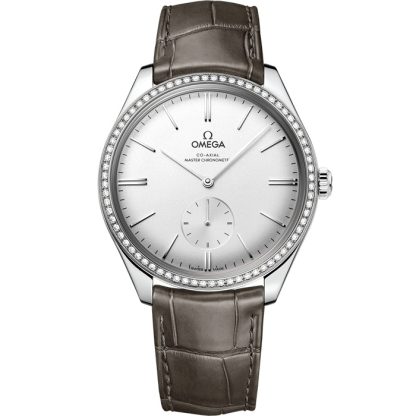 Omega De Ville Trésor 40 mm, steel on leather strap 435.18.40.21.02.002