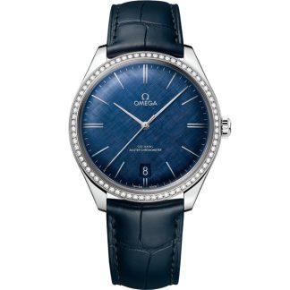 Omega De Ville Trésor 40 mm, steel on leather strap 435.18.40.21.03.001