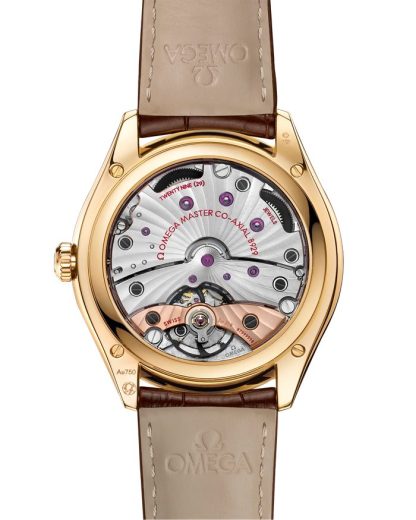 Omega De Ville Trésor 40 mm, yellow gold on leather strap 435.53.40.21.09.001 - Image 2