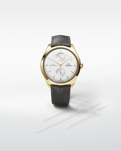 Omega De Ville Trésor 40 mm, yellow gold on leather strap 435.53.40.22.02.001 - Image 5