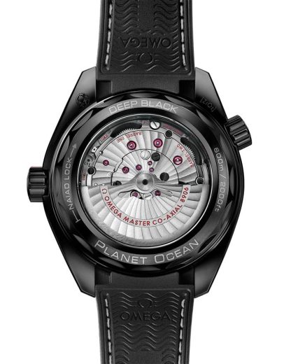 Omega Deep Black Seamaster Planet Ocean 600M 45.5 mm, black ceramic on rubber strap 215.92.46.22.01.001 - Image 2