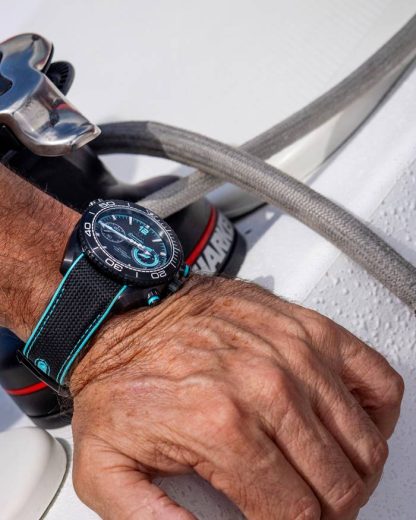 Omega ETNZ Deep Black Seamaster Planet Ocean 600M 45.5 mm, black ceramic on rubber strap 215.92.46.51.01.003 - Image 3
