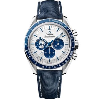 Omega Exclusive access “Silver Snoopy Award” Speedmaster Anniversary Series 42 mm, steel on coated nylon fabric strap 310.32.42.50.02.001