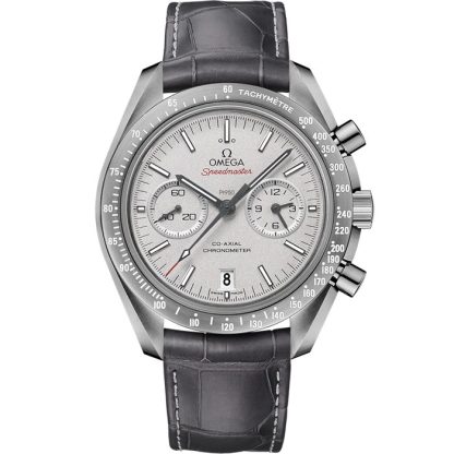 Omega Grey Side of the Moon Speedmaster Dark Side of the Moon 44.25 mm, grey ceramic on leather strap with foldover clasp 311.93.44.51.99.002