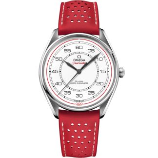 Omega Limited Edition Set Seamaster Olympic Official Timekeeper 39.5 mm, steel on leather strap 522.32.40.20.04.004