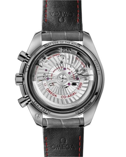 Omega Meteorite Speedmaster Dark Side of the Moon 44.25 mm, grey ceramic on leather strap with foldover clasp 311.63.44.51.99.001 - Image 2