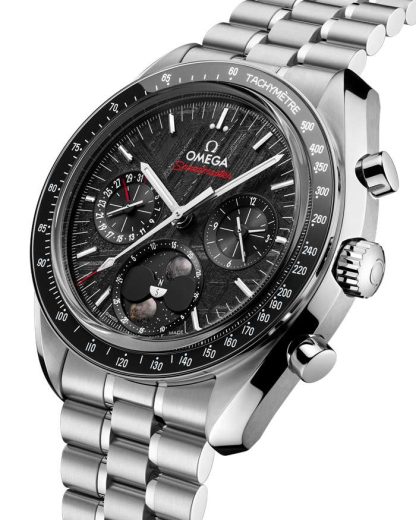 Omega Meteorite Speedmaster Moonphase 43 mm, steel on steel 304.30.43.52.01.001 - Image 3