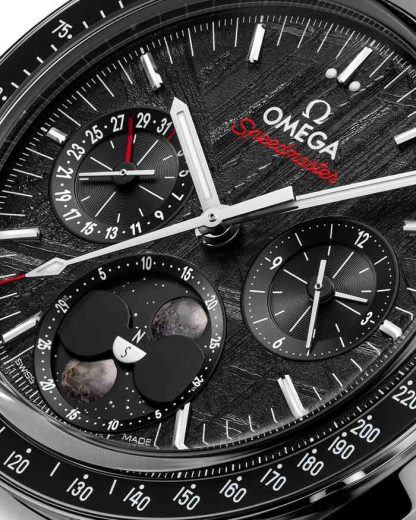 Omega Meteorite Speedmaster Moonphase 43 mm, steel on steel 304.30.43.52.01.001 - Image 4