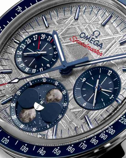 Omega Meteorite Speedmaster Moonphase 43 mm, steel on steel 304.30.43.52.06.001 - Image 4