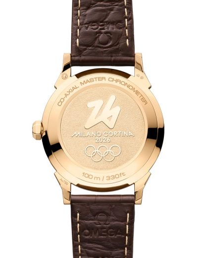 Omega Milano Cortina 2026 New Seamaster 37mm 37 mm, Moonshine™ gold on alligator 522.53.37.20.04.001 - Image 2