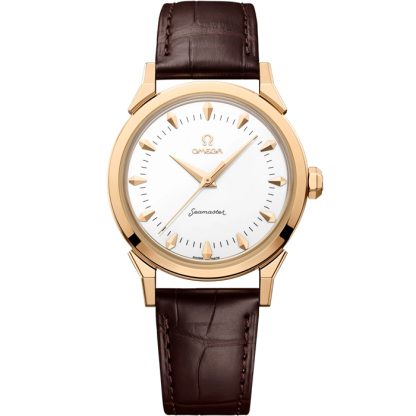 Omega Milano Cortina 2026 New Seamaster 37mm 37 mm, Moonshine™ gold on alligator 522.53.37.20.04.001