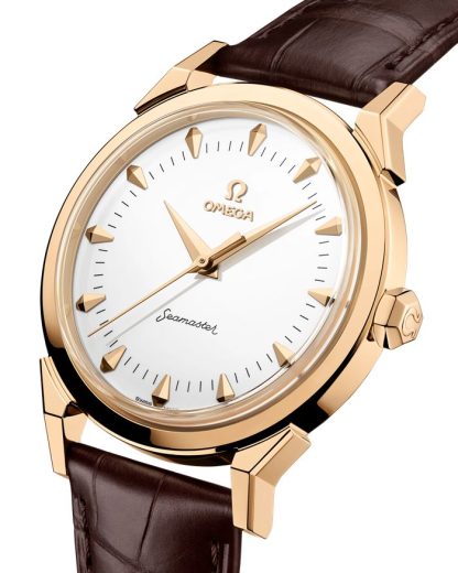 Omega Milano Cortina 2026 New Seamaster 37mm 37 mm, Moonshine™ gold on alligator 522.53.37.20.04.001 - Image 3