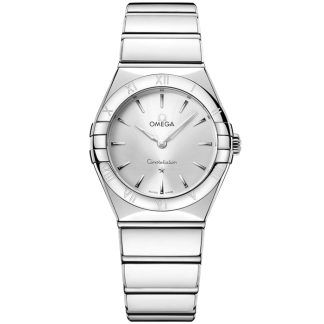 Omega New Constellation 28 mm, steel on steel 131.10.28.60.02.002
