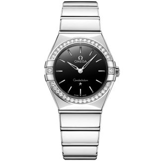 Omega New Constellation 28 mm, steel on steel 131.15.28.60.01.001