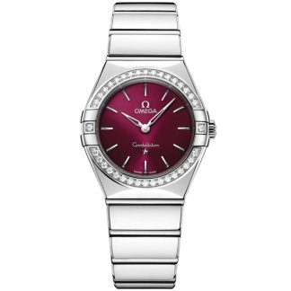 Omega New Constellation 28 mm, steel on steel 131.15.28.60.11.001