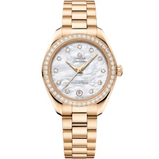 Omega New Seamaster Aqua Terra 150M 30 mm, Moonshine™ gold on Moonshine™ gold 220.55.30.20.55.001