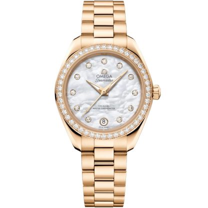 Omega New Seamaster Aqua Terra 150M 30 mm, Moonshine™ gold on Moonshine™ gold 220.55.30.20.55.001