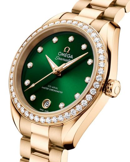 Omega New Seamaster Aqua Terra 150M 30 mm, Moonshine™ gold on Moonshine™ gold 220.55.30.20.60.001 - Image 3