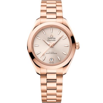 Omega New Seamaster Aqua Terra 150M 30 mm, Sedna™ gold on Sedna™ gold 220.50.30.20.09.001