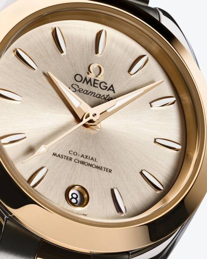 Omega New Seamaster Aqua Terra 150M 30 mm, steel - Moonshine™ gold on steel - Moonshine™ gold 220.20.30.20.02.001 - Image 4