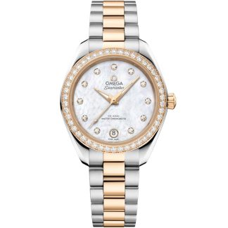 Omega New Seamaster Aqua Terra 150M 30 mm, steel - Moonshine™ gold on steel - Moonshine™ gold 220.25.30.20.55.001