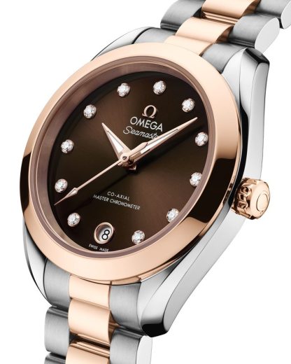 Omega New Seamaster Aqua Terra 150M 30 mm, steel - Sedna™ gold on steel - Sedna™ gold 220.20.30.20.63.001 - Image 3