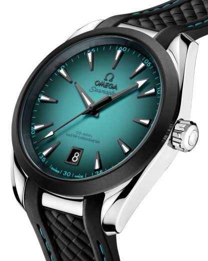 Omega New Seamaster Aqua Terra 150M 38 mm, steel on rubber strap 220.32.38.20.03.001 - Image 5