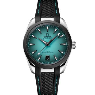 Omega New Seamaster Aqua Terra 150M 38 mm, steel on rubber strap 220.32.38.20.03.001