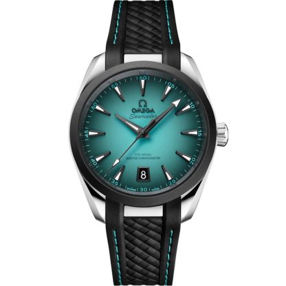 Omega New Seamaster Aqua Terra 150M 38 mm, steel on rubber strap 220.32.38.20.03.001