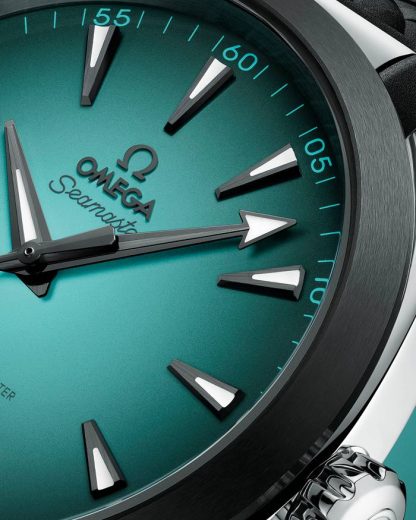 Omega New Seamaster Aqua Terra 150M 41 mm, steel on rubber strap 220.32.41.21.03.001 - Image 5