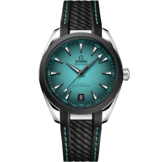 Omega New Seamaster Aqua Terra 150M 41 mm, steel on rubber strap 220.32.41.21.03.001
