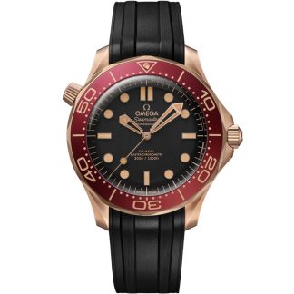 Omega New Seamaster Diver 300M 42 mm, Bronze gold on rubber strap 210.92.42.20.01.003