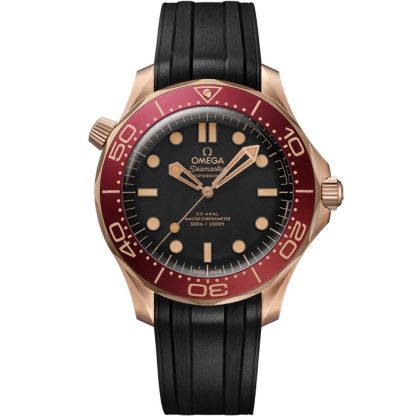Omega New Seamaster Diver 300M 42 mm, Bronze gold on rubber strap 210.92.42.20.01.003