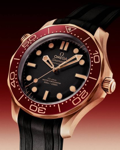 Omega New Seamaster Diver 300M 42 mm, Bronze gold on rubber strap 210.92.42.20.01.003 - Image 3