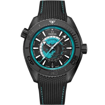 Omega New Seamaster Planet Ocean 600M 45.5 mm, black ceramic on rubber strap 215.92.46.22.01.006