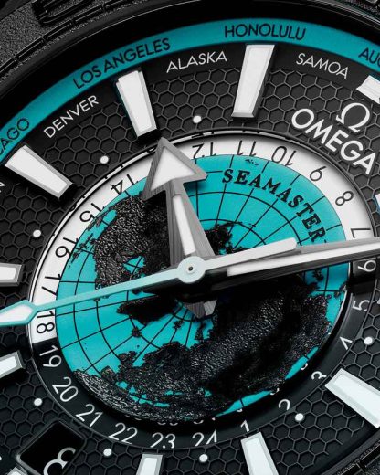 Omega New Seamaster Planet Ocean 600M 45.5 mm, black ceramic on rubber strap 215.92.46.22.01.006 - Image 3
