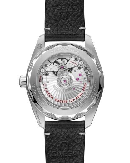 Omega New Seamaster Railmaster 38 mm, steel on leather strap 235.12.38.20.06.001 - Image 2