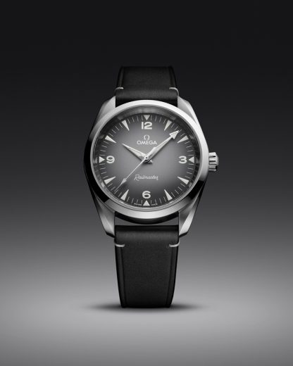 Omega New Seamaster Railmaster 38 mm, steel on leather strap 235.12.38.20.06.001 - Image 4